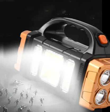 Solar Dual-Head Emergency Light